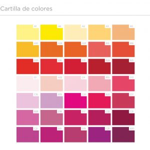 Cartilla de colores
