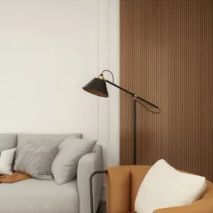 Wall panel indoors