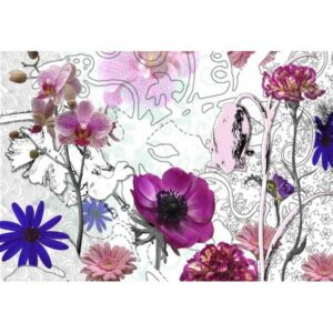 Fotomural flor grafica